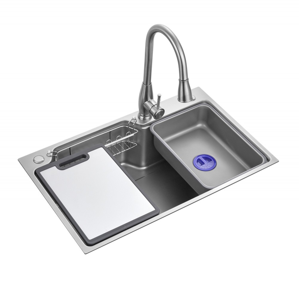 AB-WS02 Double Bowl Workstation Sink